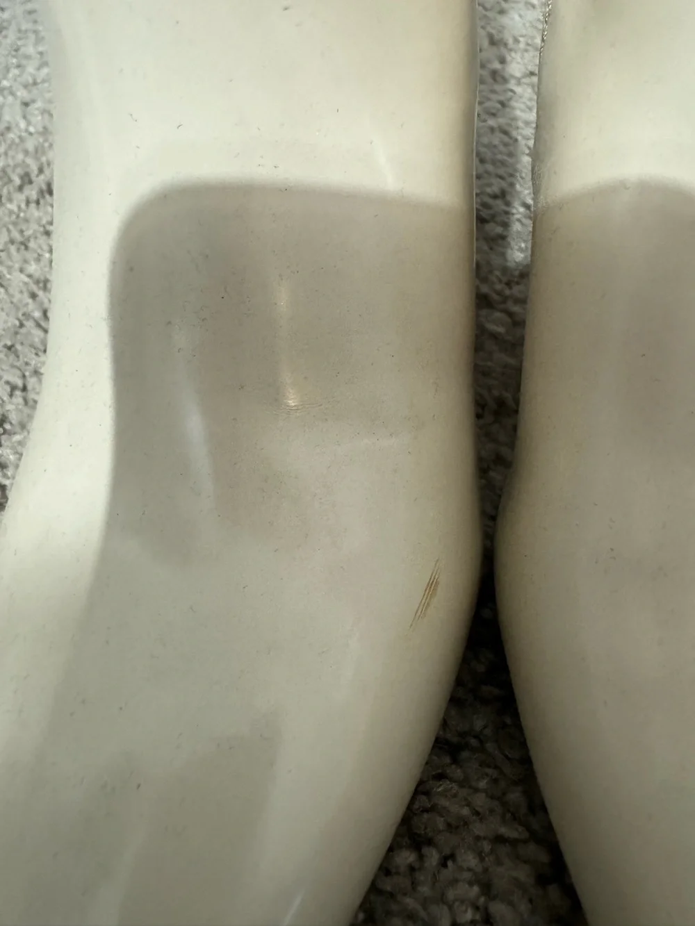 Pretty Dolce Vita size 7 bone patent Pascal wedge boots women new